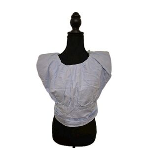 Elegant Light Blue Women's Blouse